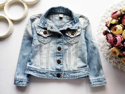 2,3 года, рост 92, 98 Джинсовка для девочки