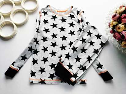 6-8 років, зріст 116-122 Піжама в зірках