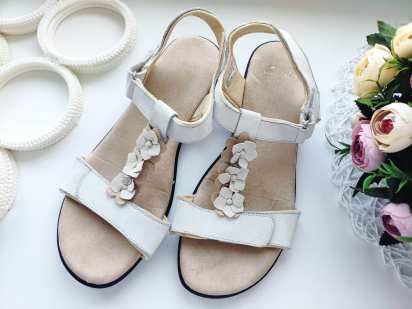 39-40 (25,5 см) Шкіряні жіночі босоніжки