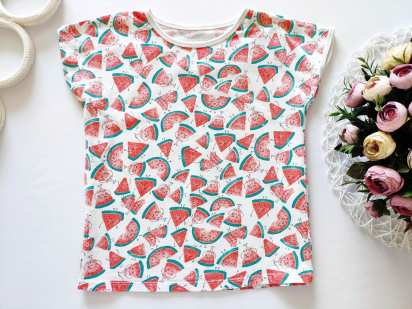 6,7 років, зріст 116,122 Футболка в кавунах