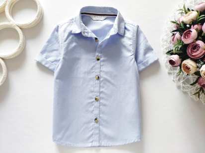 18\24 мес, рост 92 Рубашка для мальчика