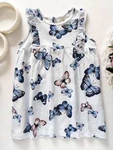 9,12 міс, зріст 80 Сукня в метеликах