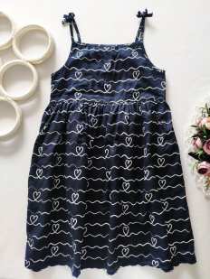 6,7 років, зріст 116,122 Повітряний сарафан із сердечками