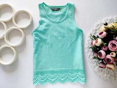 6,7 років, зріст 116,122 Нова м'ятна майка