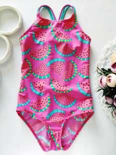 6,7 років, зріст 116,122 Купальник в кавунах