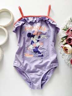 5,6 лет, рост 110,116 Купальник с микки