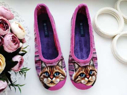 37 (24 см) Тапочки з кошенятами