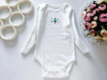 2,3 роки, зріст 98 Боді з ракетою