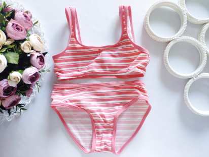 5,6 лет, рост 116 Раздельный купальник