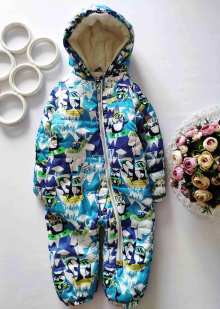 18-24 міс, зріст 86-92 Теплий комбінезон