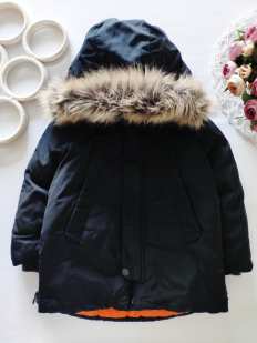 3,4 года, рост 98,104 Натуральный пуховик