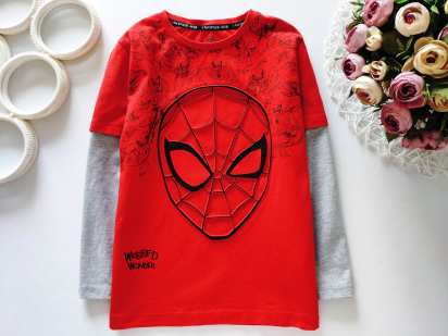 6,7 років, зріст 122 Лонгслів людина павук