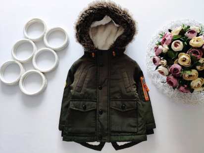 9,12 міс, зріст 80 Тепла курточка для хлопчика