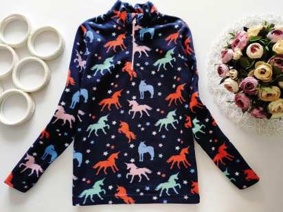 9,10 років, зріст 134,140 Фліска в єдинорогах