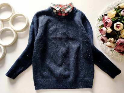 4,5 років, зріст 110 Теплий светр-обманка