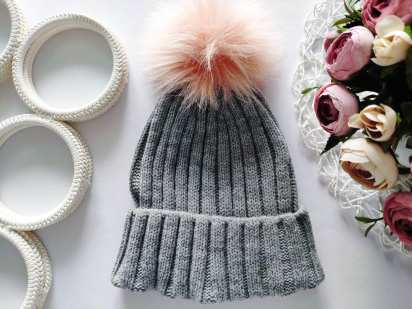 Тепла шапка one size