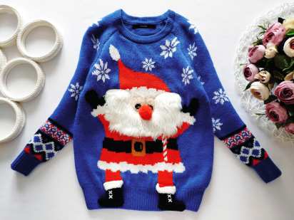 4,5 лет, рост 104,110 Новый новогодний свитер
