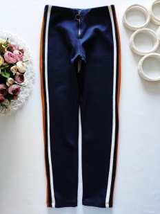 10 років, зріст 140 Щільні штани з лампасами