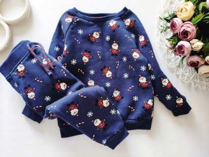 18\24 міс зріст 92 Теплий костюм на флісі