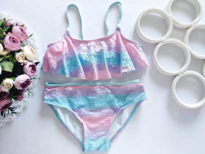 8 років, зріст 128 Роздільний дитячий купальник