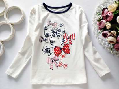 5,6 лет, рост 110,116 Новый лонгслив для девочки