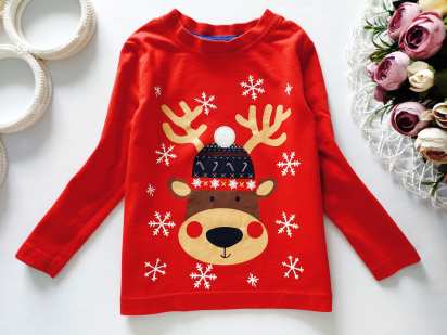 12\18 міс, зріст 80\86 Новорічний лонгслів