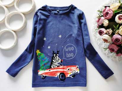 3,4 роки, зріст 104 Дитячий лонгслів