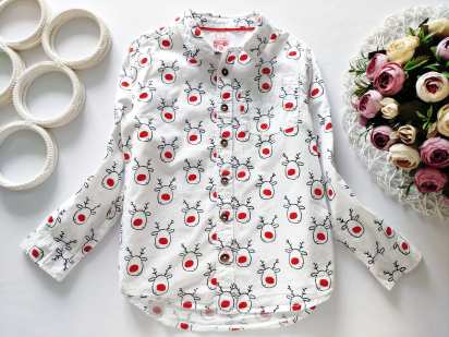 5,6 років, зріст 116 Новорічна сорочка