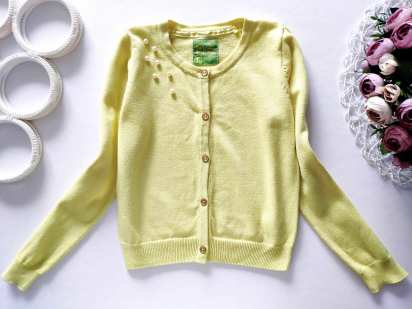 7 лет, рост 122 Лимонная кофта