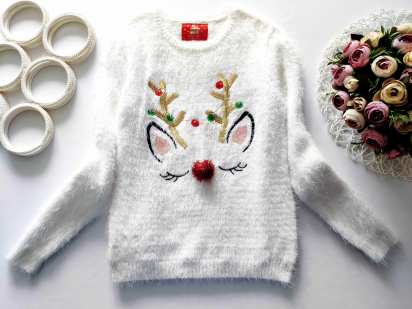 13\14 лет, рост 164 Свитер с лампочками