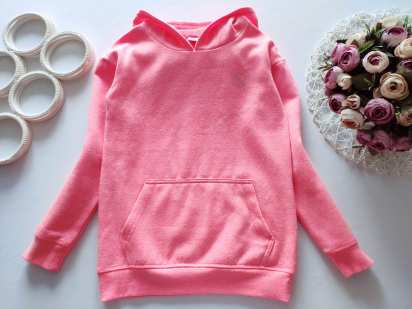 9 лет, рост 134 Кислотная кофта на флисе