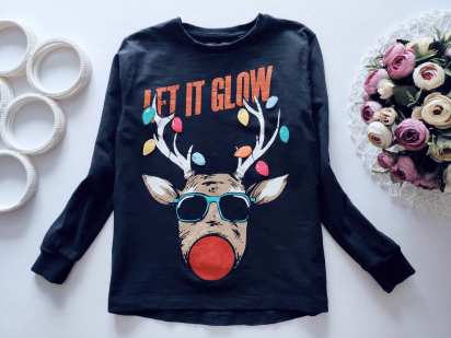 7 років, зріст 122 Лонгслів з мигалкою