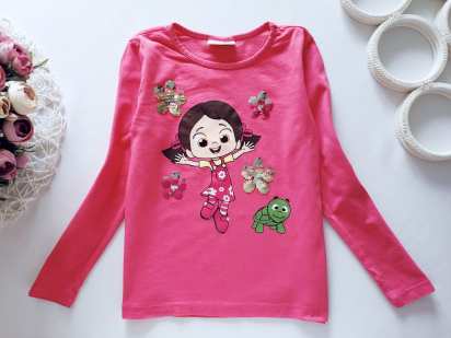 5,6 лет, рост 110,116 Лонгслив с Дорой