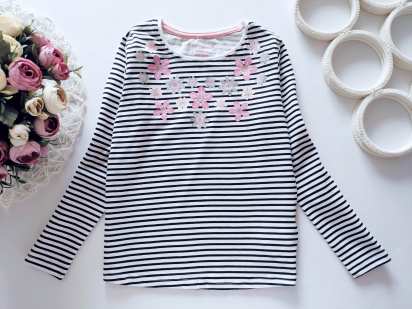 4,5 лет, рост 104,110 Новый полосатый лонгслив