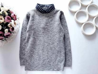 6 років, зріст 116 Светр-обманка для хлопчика