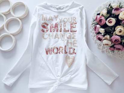 8,9 лет, рост 128,135 Лонгслив в паетках