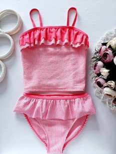 7,8 років, зріст 128 Роздільний дитячий купальник