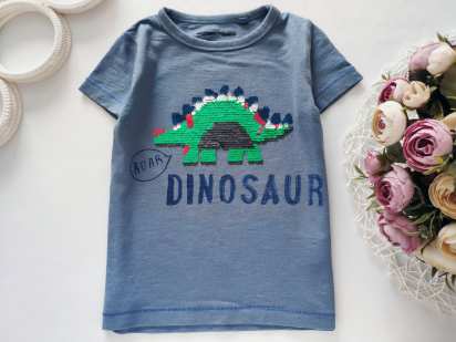 12\18 міс, зріст 86 Футболка з паєтками