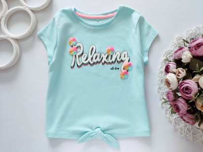 6,7 років, зріст 116,122 М'ятна футболка