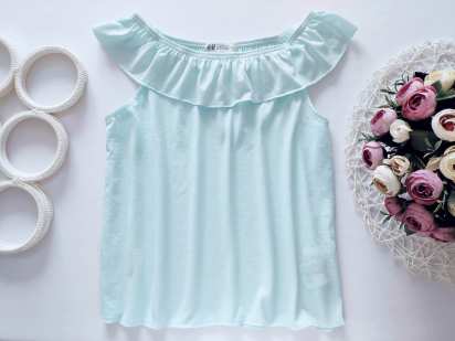 6,8 років, зріст 122,128 Нова м'ятна футболка