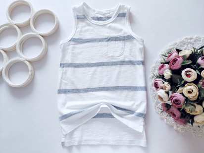 6 років, зріст 116 Майка в смужку