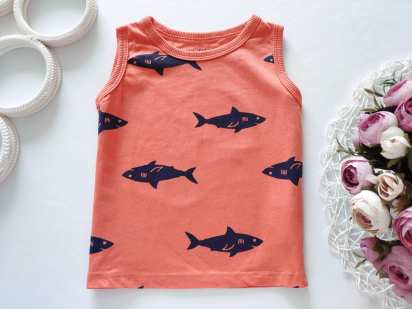 1,5\2 роки, зріст 92 Майки з акулами