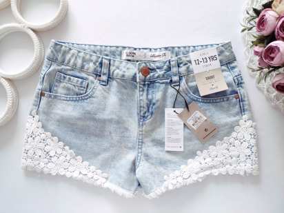 12,13 років, зріст 158 Нові джинсові шорти