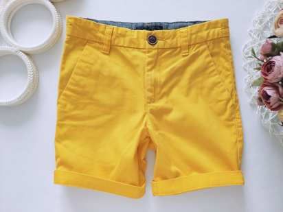7 років, зріст 122 Жовті шорти