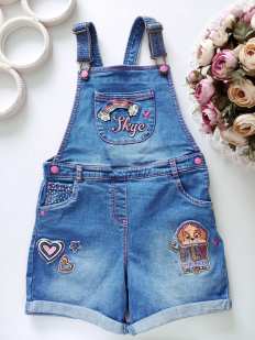 6,7 років, зріст 116,122 Джинсовий комбінезою Скай