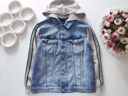 8,9 років, зріст 134 Дитяча джинсівка