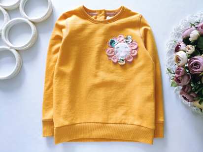 5,6 лет, рост 116 Кофта с солнышком