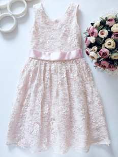 8 років, зріст 128 Ніжна дитяча сукня