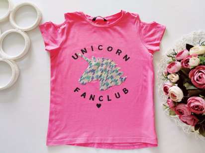 6,7 років, зріст 116,122 Футболка з єдинорогом