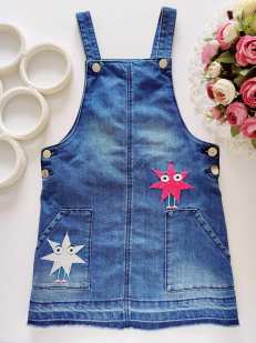 6,7 років, зріст 122 Джинсовий сарафан